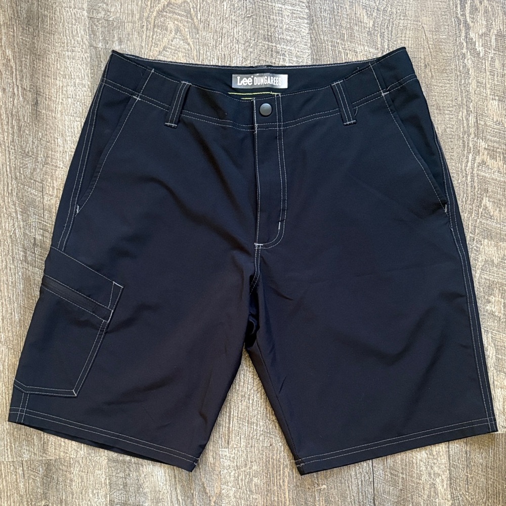 Lee Men's Black Cargo Shorts